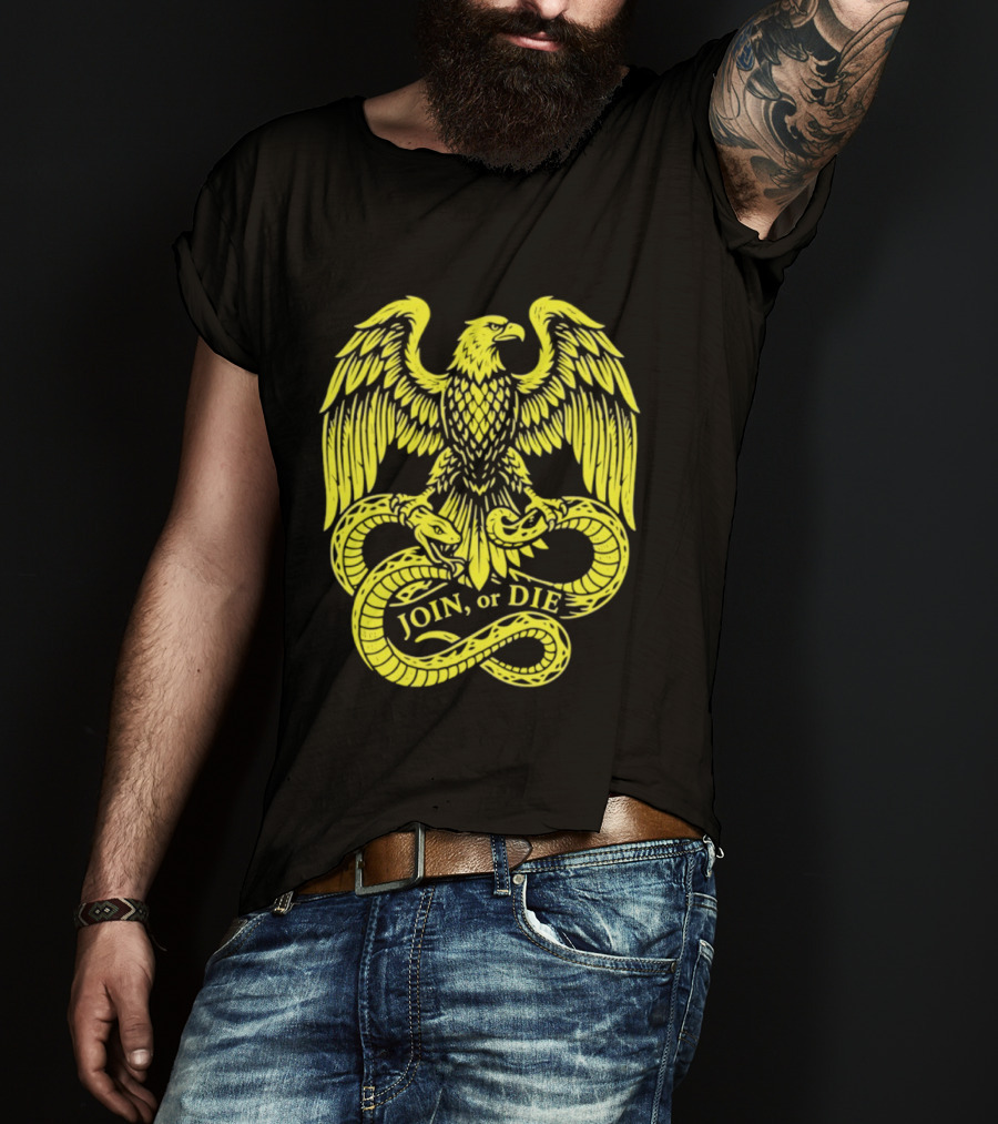 Join Or Die Eagle Snake T-Shirt