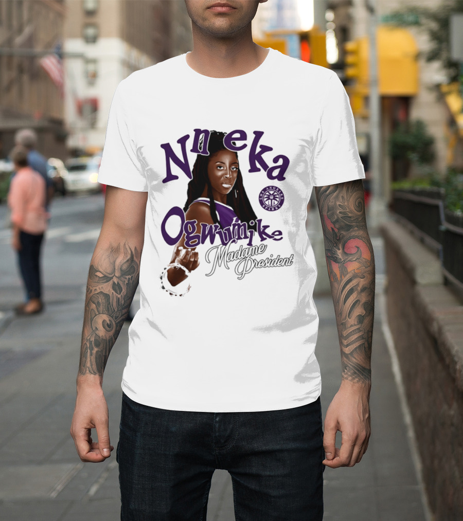 Nneka Ogwumike Madame President Los Angeles Sparks T-Shirt