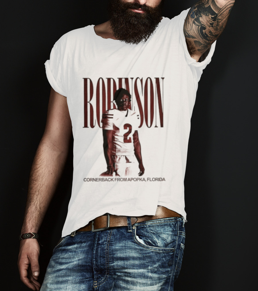Robinson Football Cornerback From Apopka Florida T-Shirt