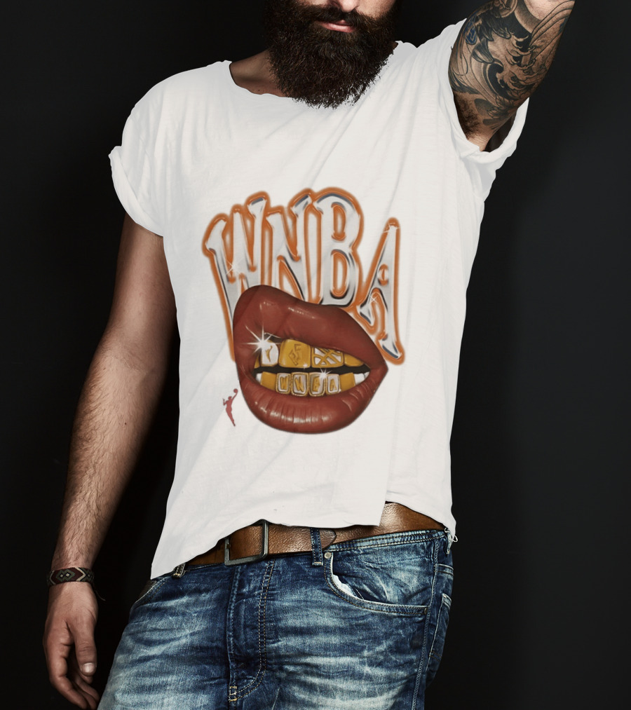 WNBA Grill Mouth Gold Teeth T-Shirt