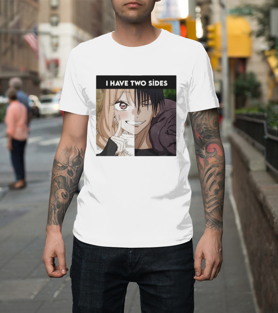I Have Two Sides Toji Fushiguro And Marin Kitagawa Manga Characters T-Shirt