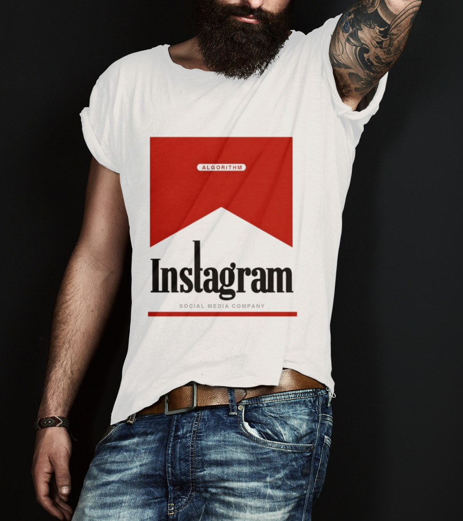 Instagram Social Media Company Algorithm Marlboro T-Shirt