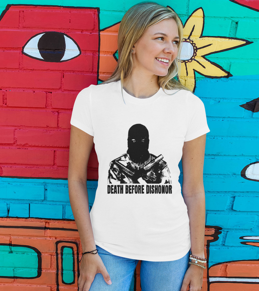 Death Before Dishonor Military Tactical Soldier T-Shirt