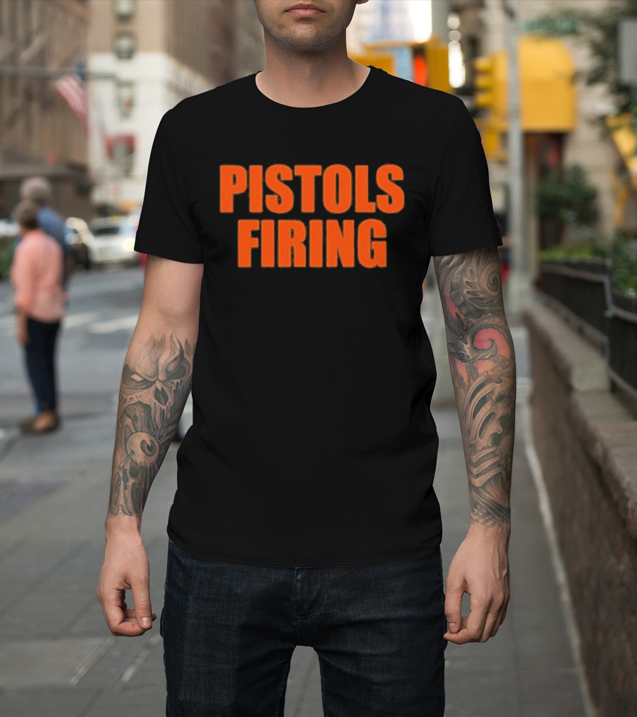 Old Row OSU Pistols Firing T-Shirt