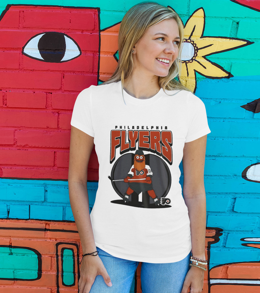 Philadelphia Flyers Gritty Mania NHL 2026 Hockey Mascot Fan Gear T-Shirt