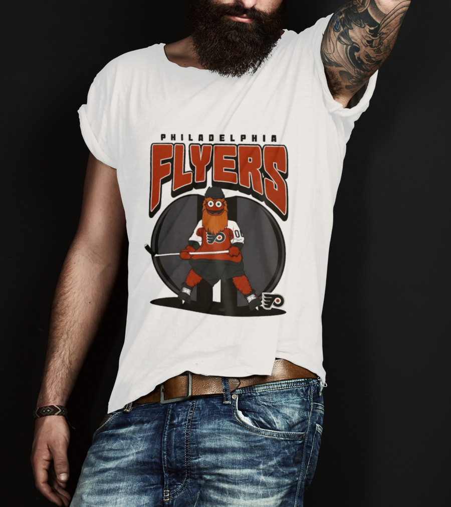 Philadelphia Flyers Gritty Mania NHL 2026 Hockey Mascot Fan Gear T-Shirt