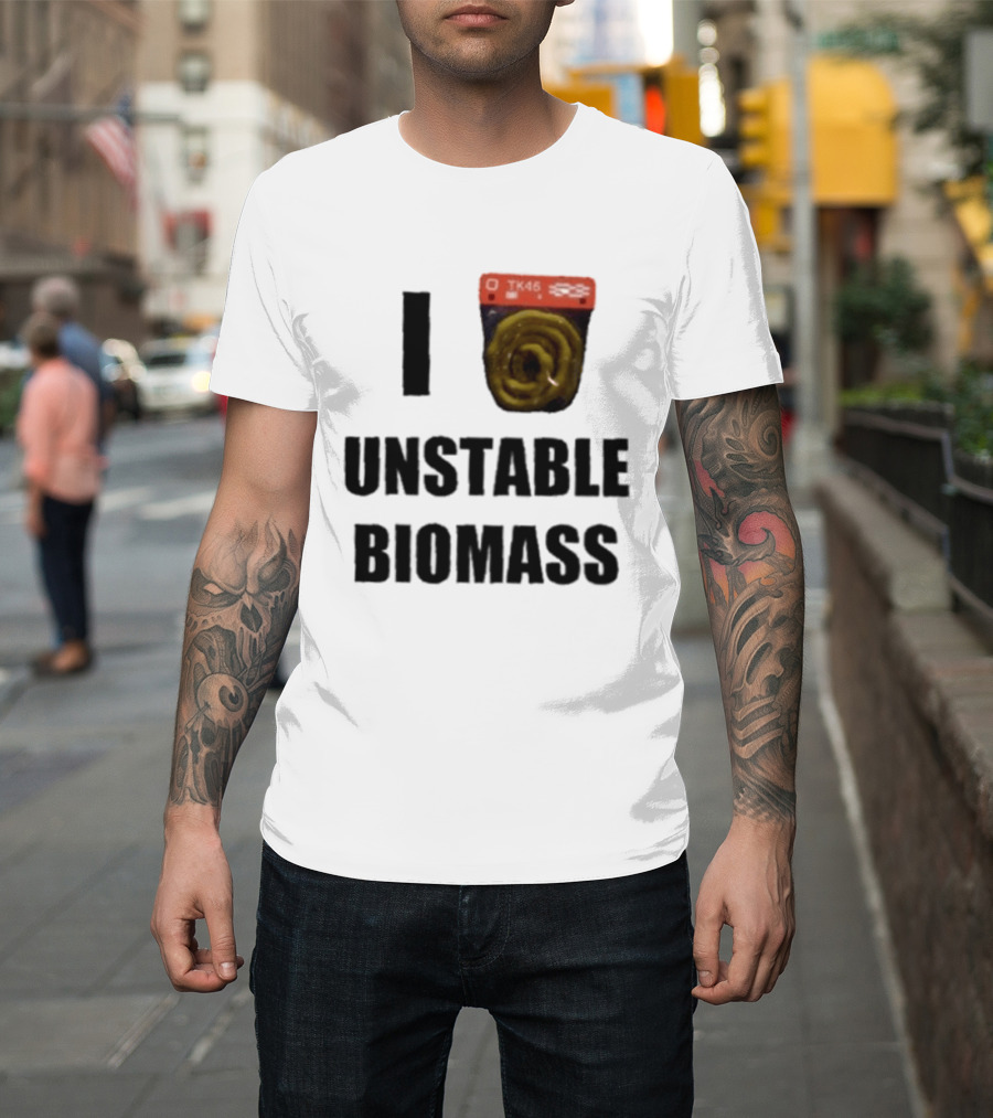 I Love Unstable Biomass TK45 Sci Fi Laboratory T-Shirt