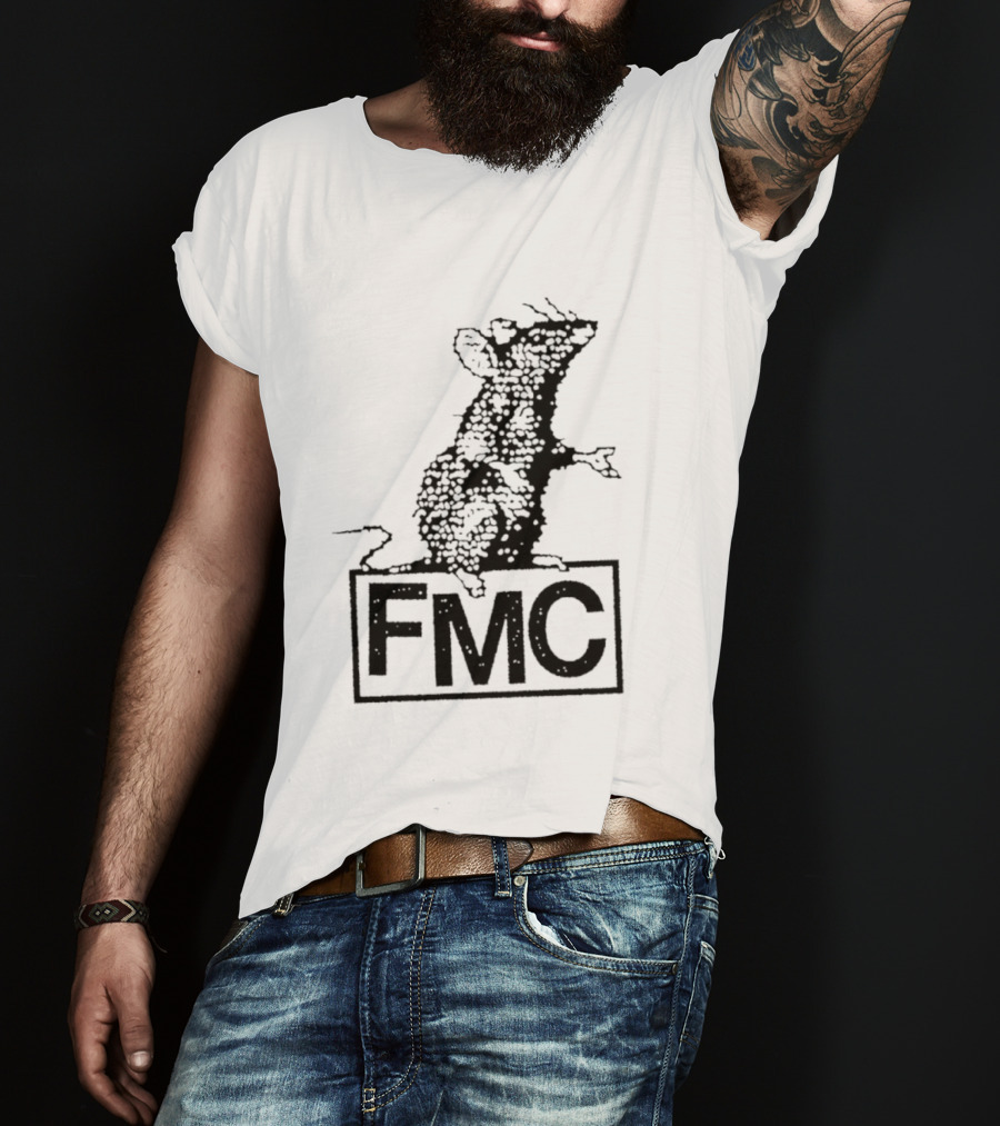 FMC Rat Rodent Sketch Drawing T-Shirt