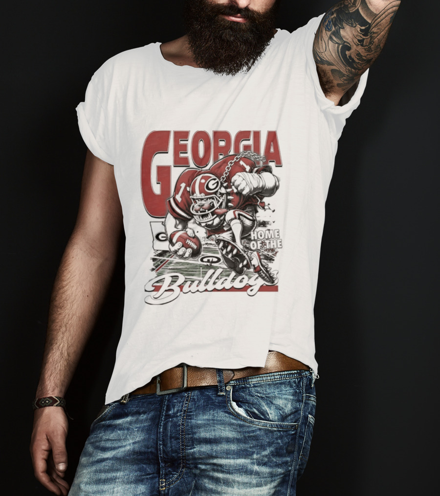 Georgia Bulldogs Home Of The Football Bulldogs T-Shirt