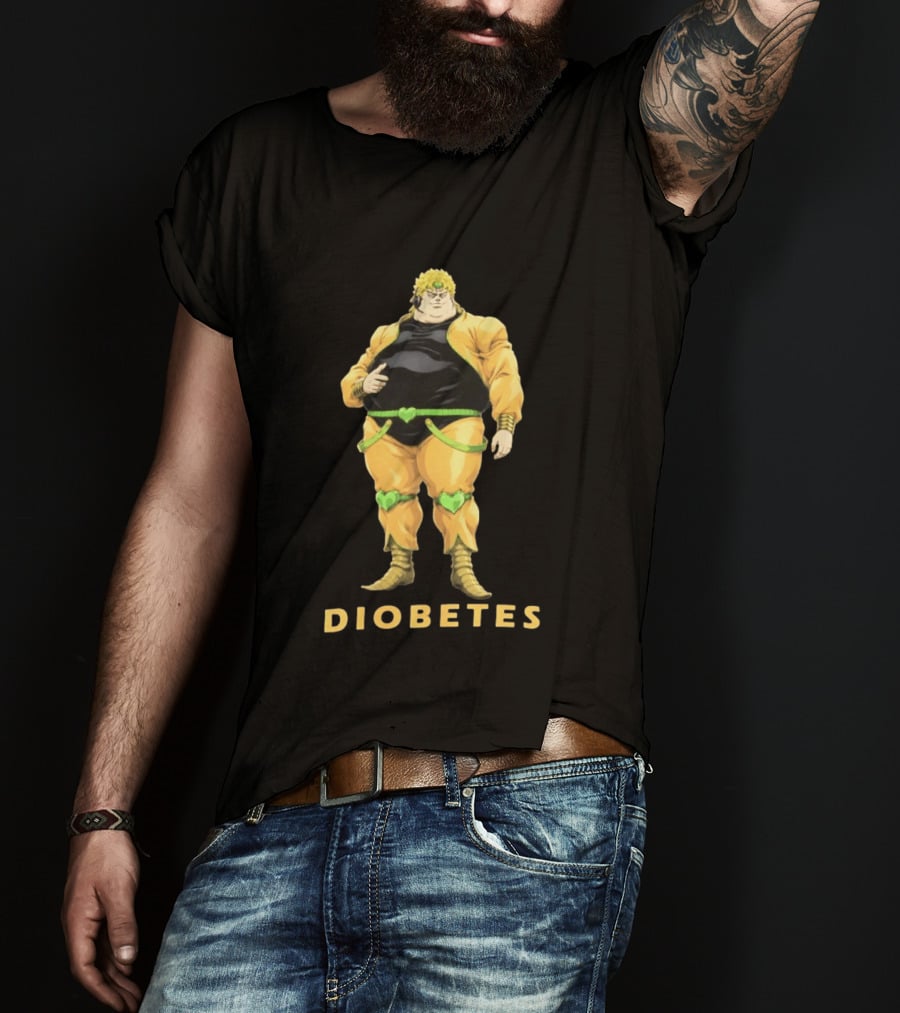 Diabetes Dio Brando JoJo's Bizarre Adventure Meme Characters T-Shirt
