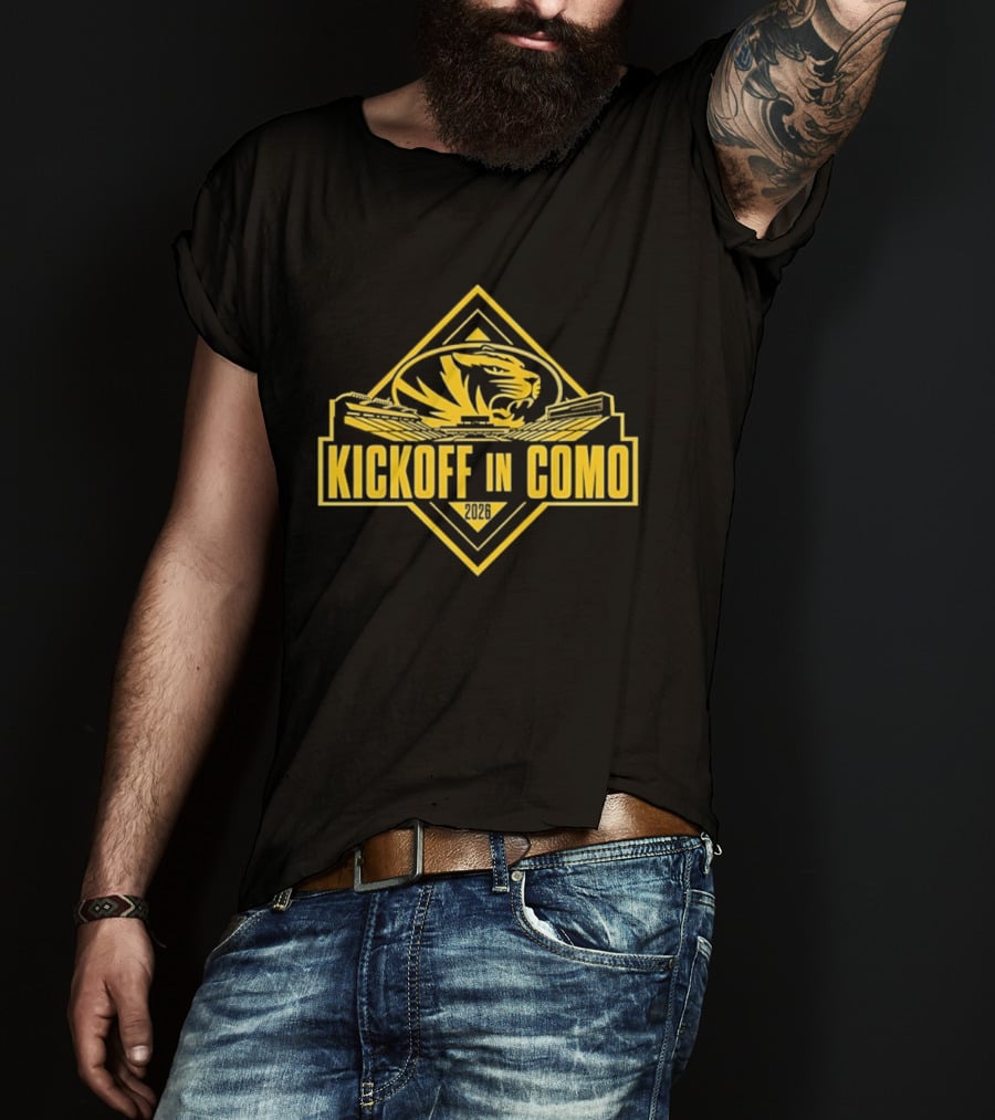 Kickoff In COMO Missouri Tigers Football Event T-Shirt
