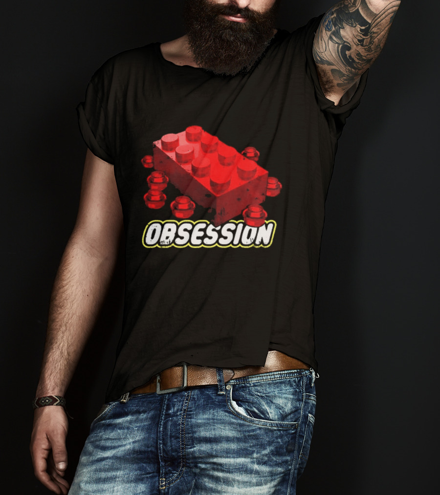 Obsession Red Building Block Toy T-Shirt