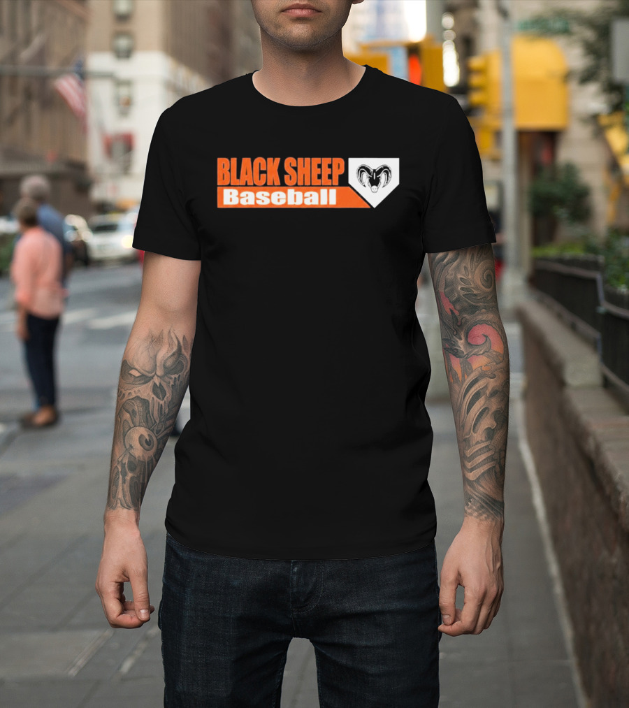 Dee Strange Gordon Black Sheep Baseball Ram T-Shirt