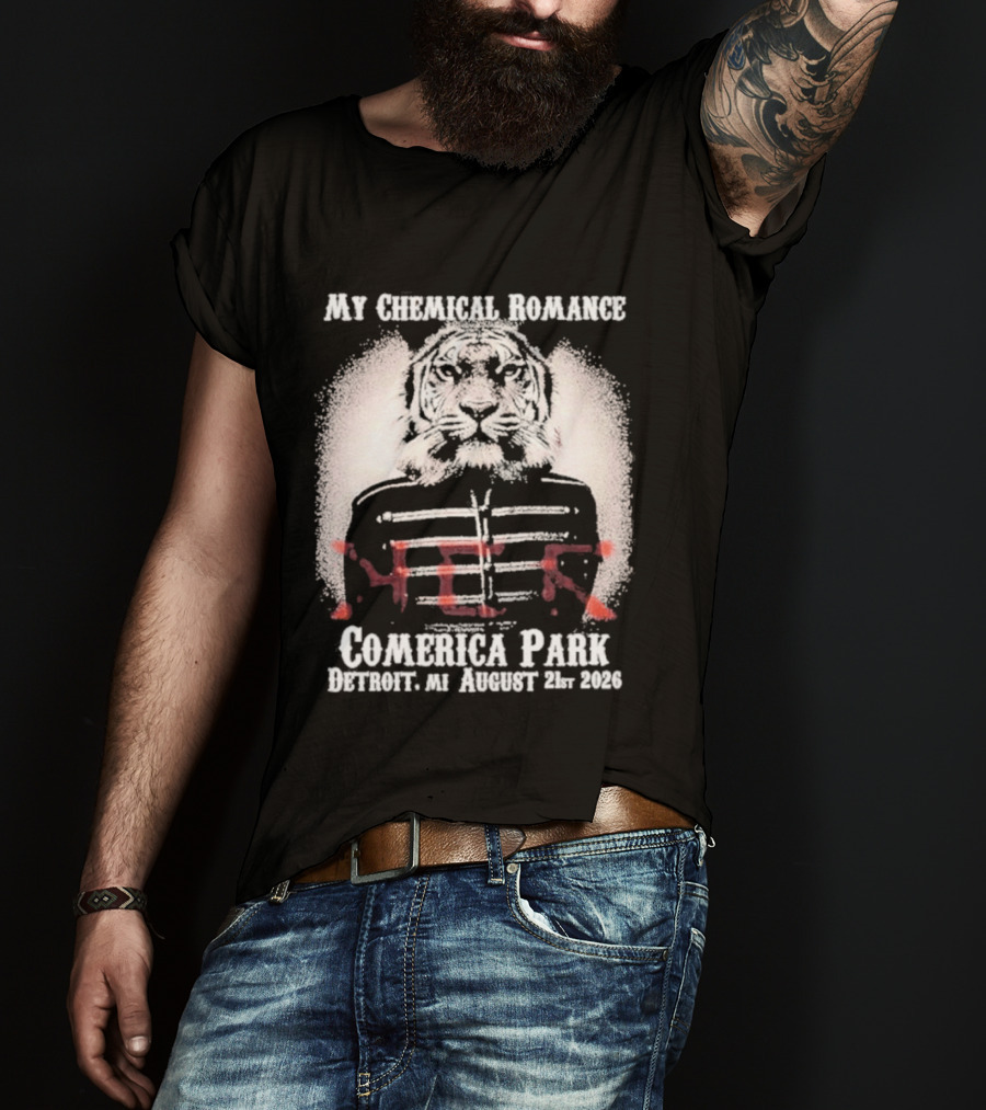 My Chemical Romance MCR Comerica Park Detroit MI August 21 2026 T-Shirt