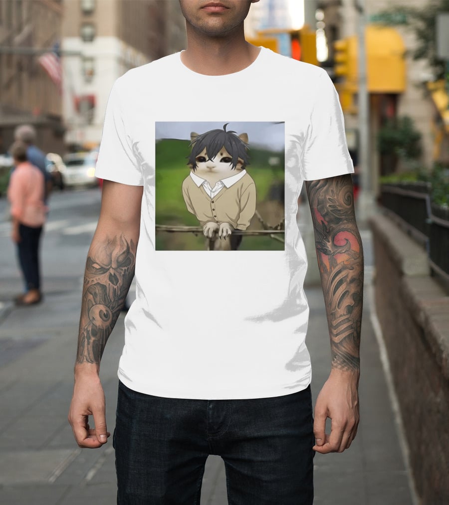 Horimeowls Miyamura Cat Owl Meme Anime Hybrid T-Shirt