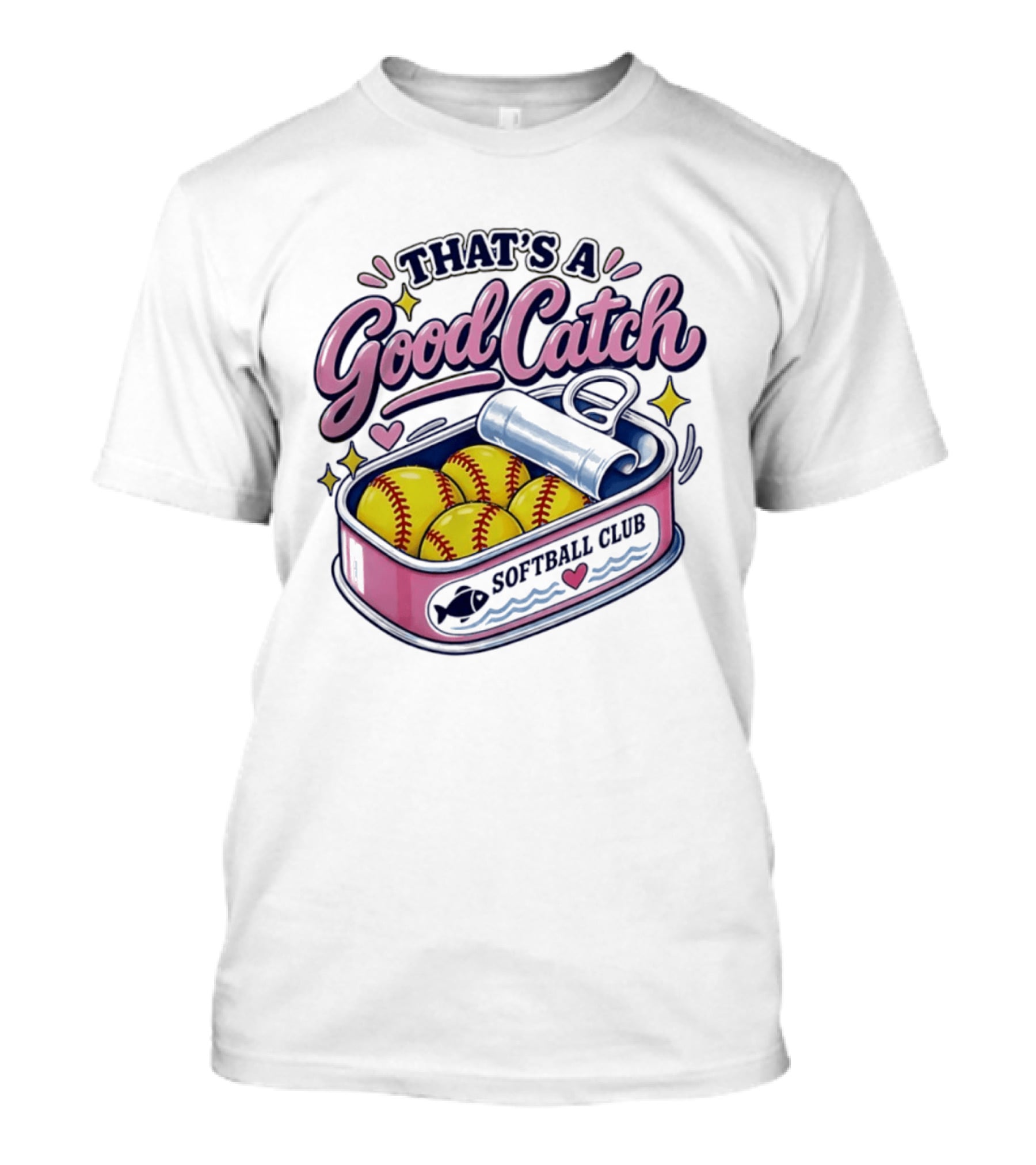 That's A Good Catch Softball Club Creative Baseball T-Shirt