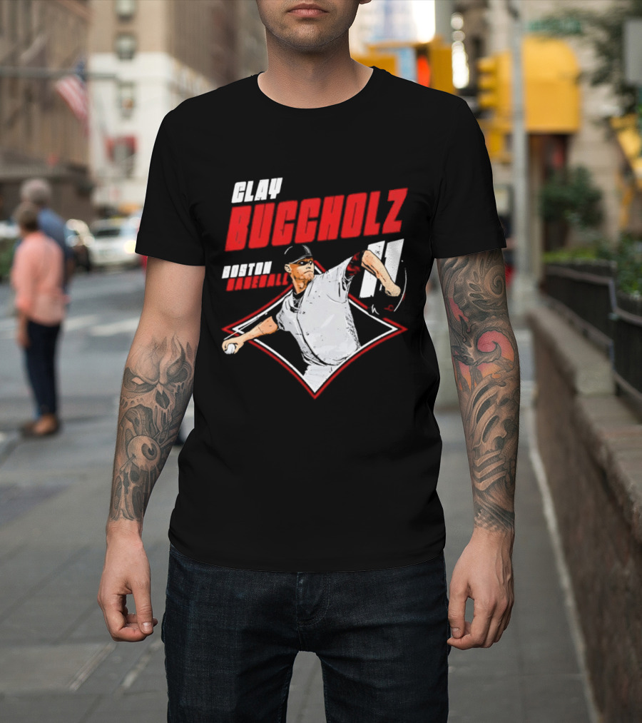 Clay Buccholz 11 Boston Red Sox Pitching Legend T-Shirt