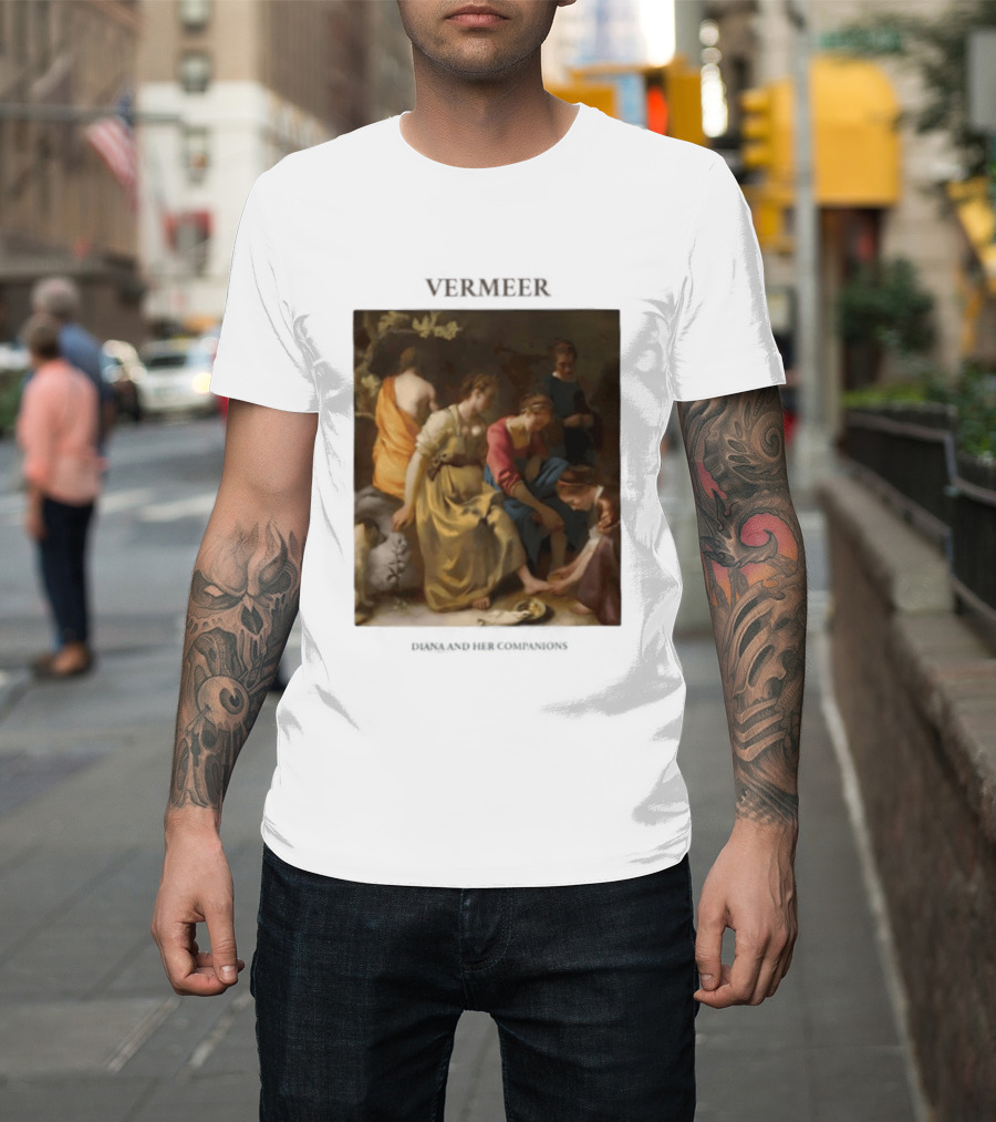 Vermeer Diana And Her Companions 1655 Gogh Company T-Shirt