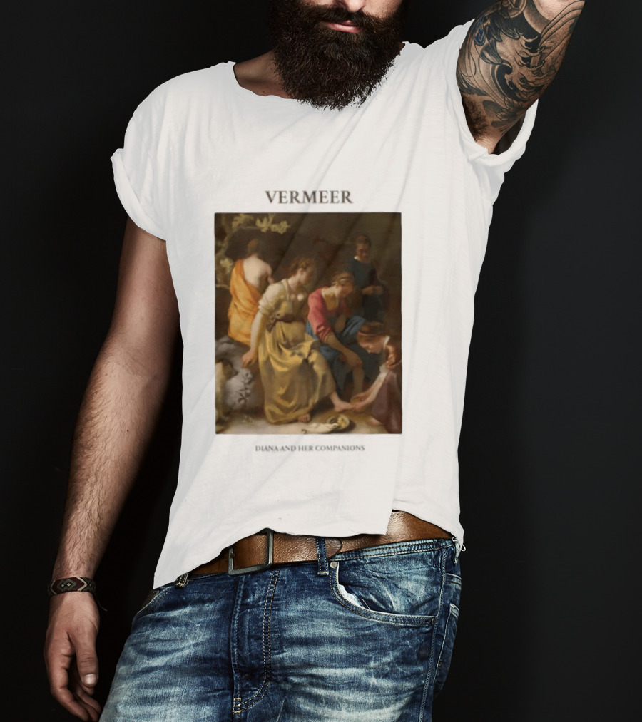 Vermeer Diana And Her Companions 1655 Gogh Company T-Shirt