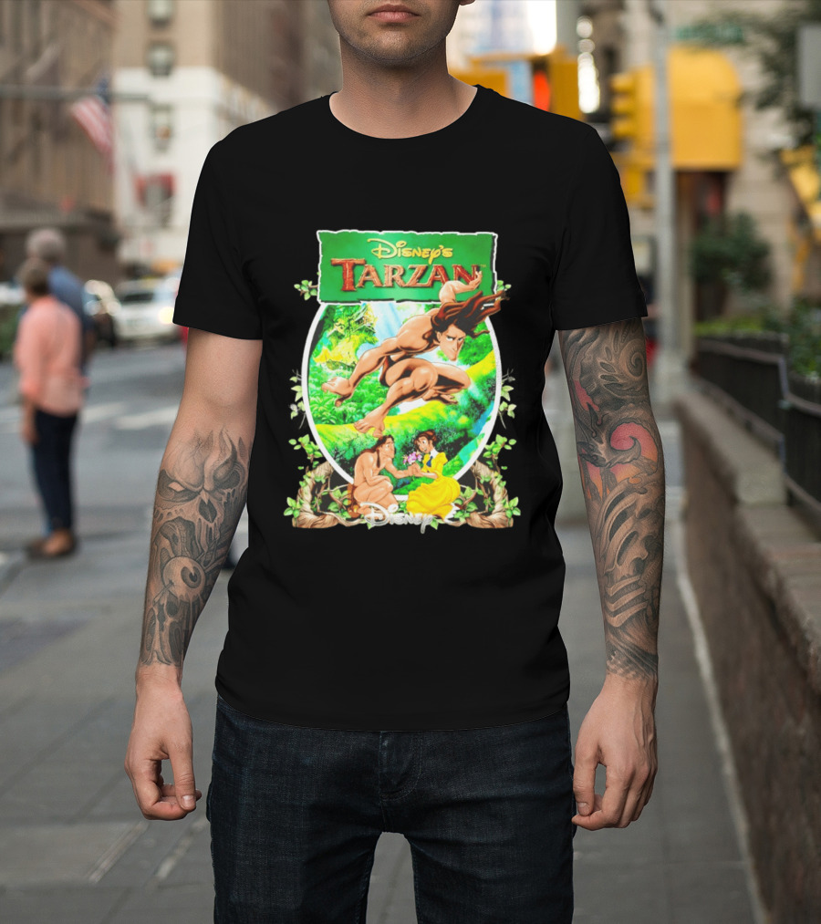 Disney's Tarzan Jungle Adventure Jane Animation Scene T-Shirt