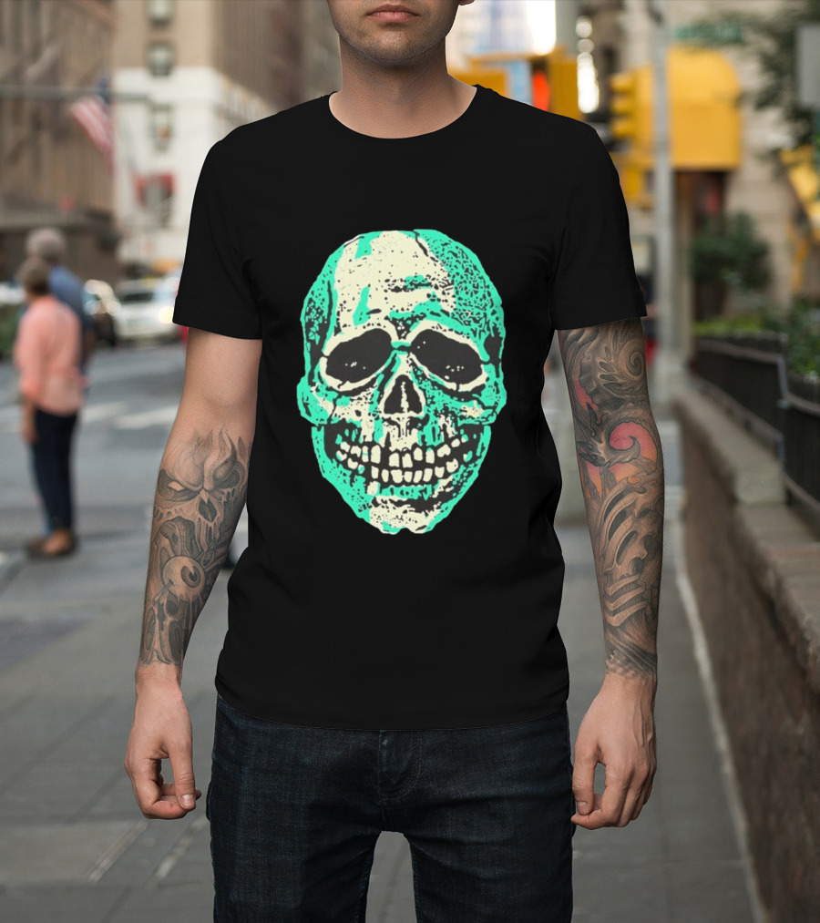 Halloween Trio Skull Spooky Gothic T-Shirt