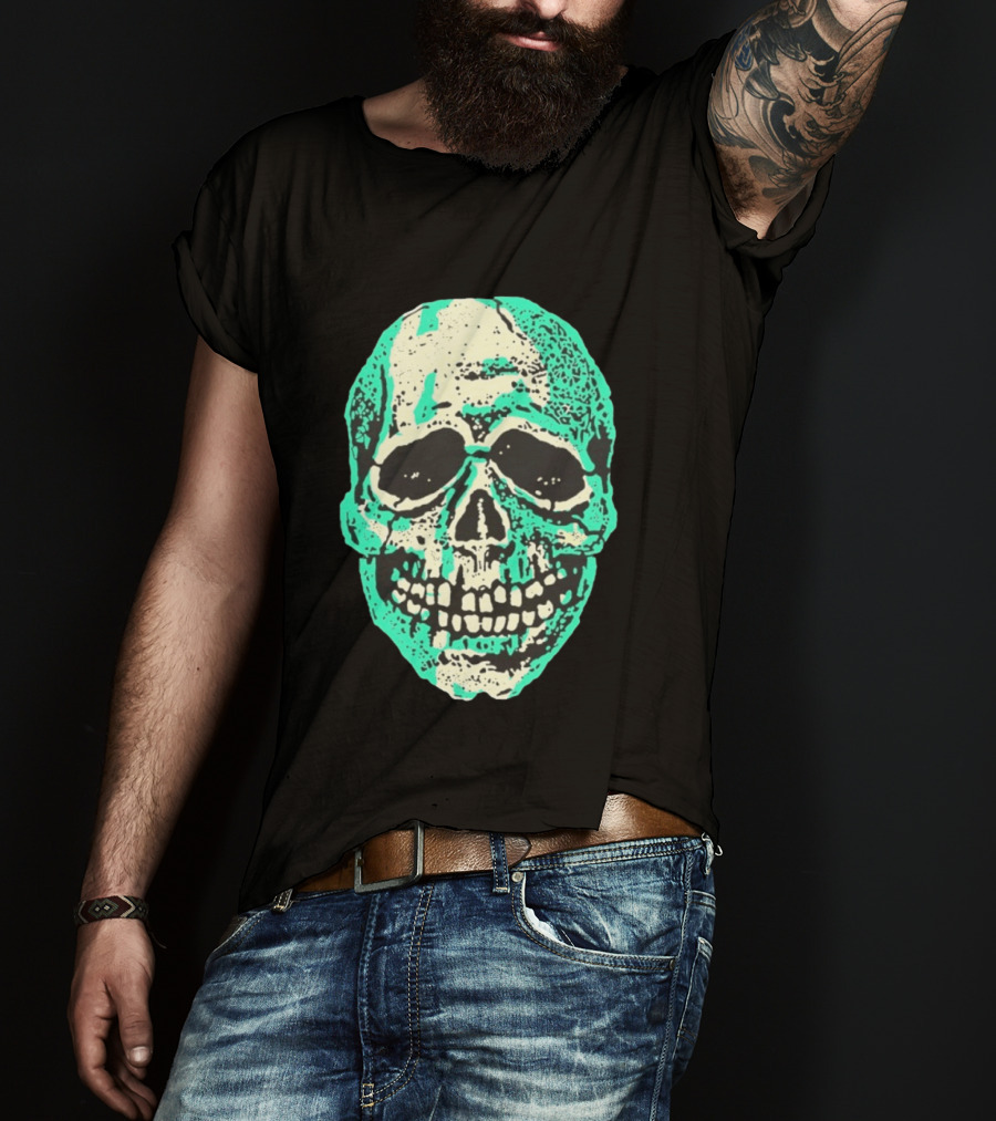 Halloween Trio Skull Spooky Gothic T-Shirt