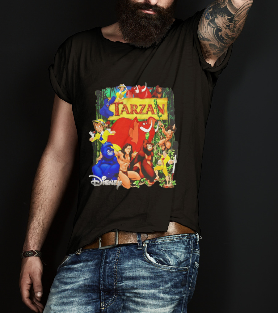 Disney Tarzan Characters Jane Porter Terk Adventure T-Shirt