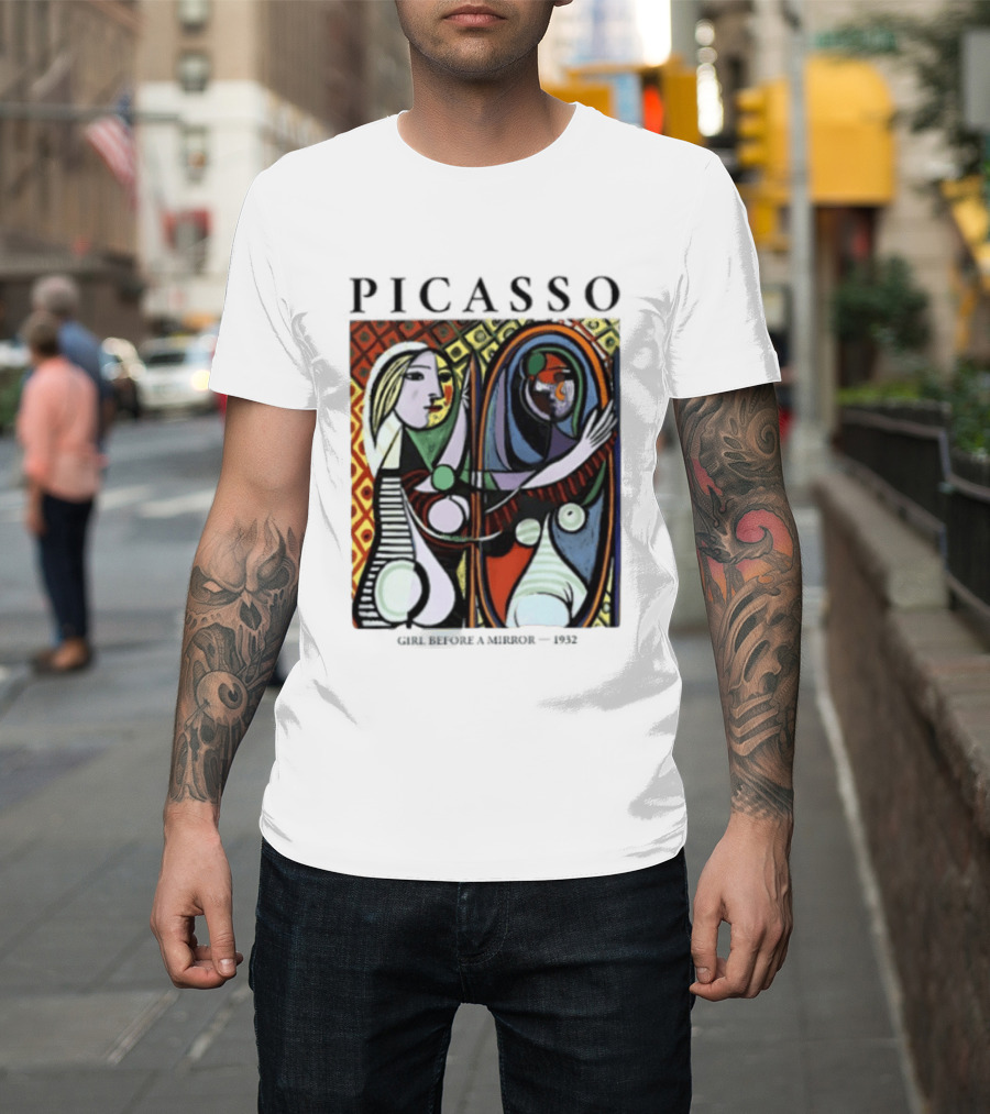 Pablo Picasso Girl Before A Mirror Painting T-Shirt