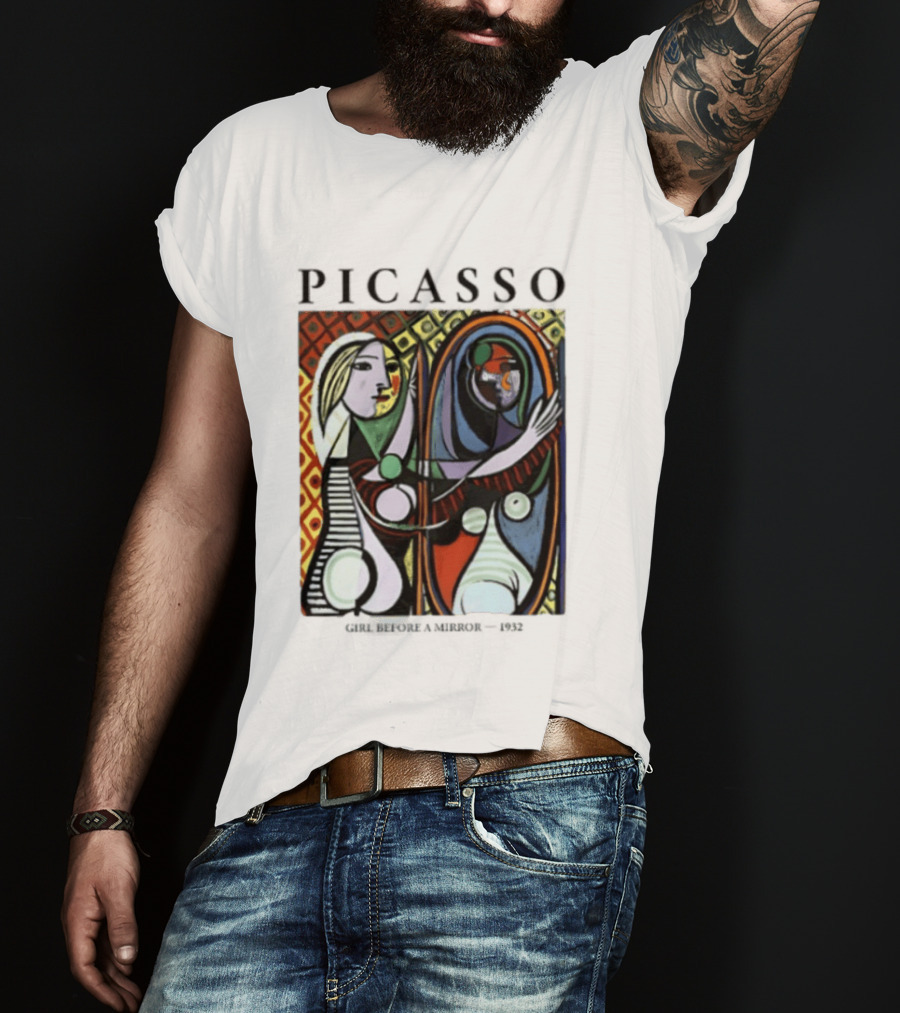 Pablo Picasso Girl Before A Mirror Painting T-Shirt