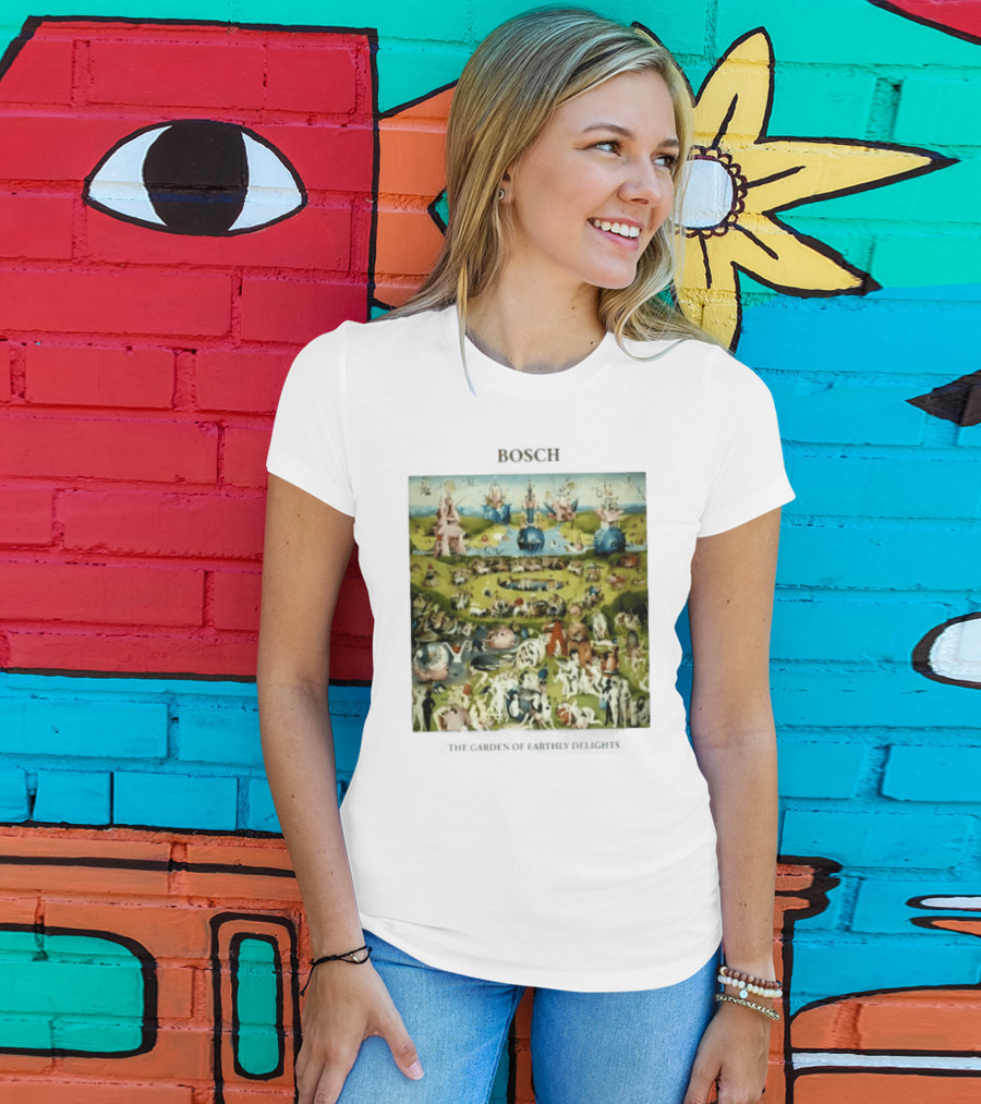 Bosch The Garden Of Earthly Delights Painting T-Shirt