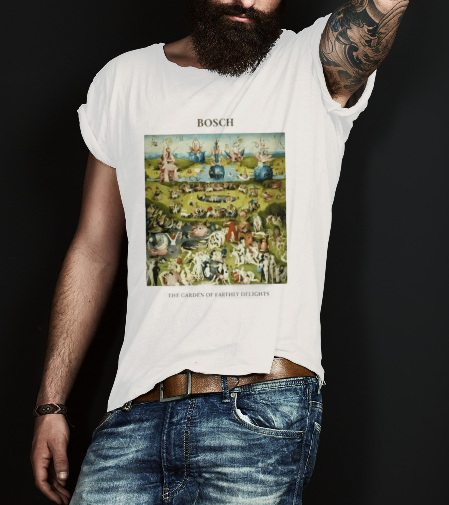 Bosch The Garden Of Earthly Delights Painting T-Shirt