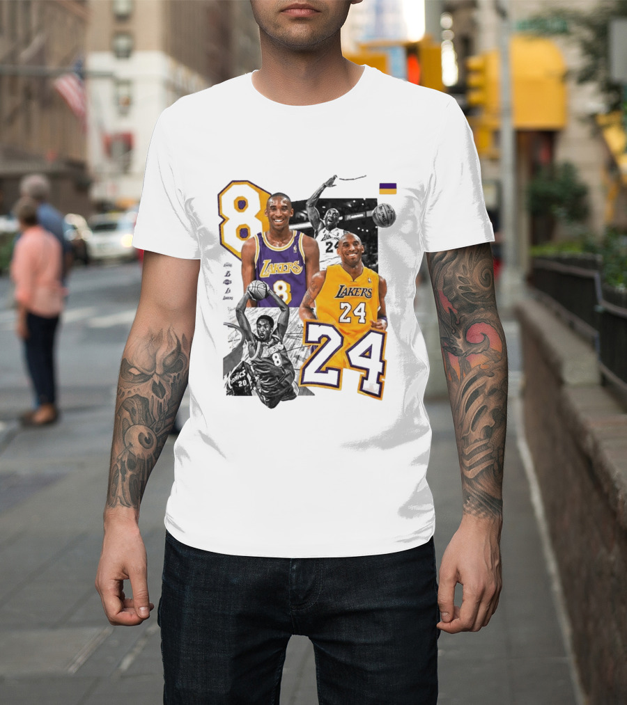 Kobe Bryant Los Angeles Lakers 8 24 Mamba Day T-Shirt