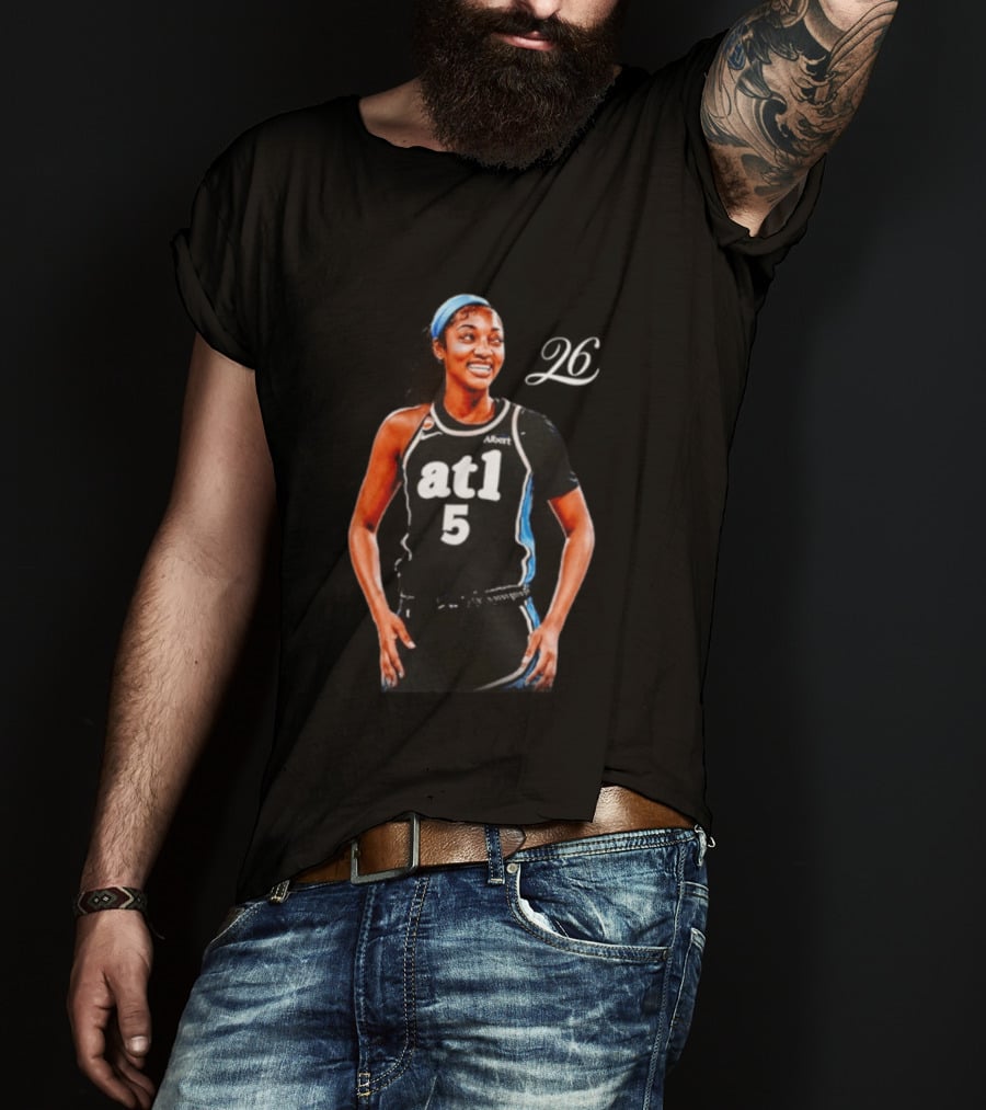 Angel Reese Atlanta Dream Number 5 26 Boards T-Shirt