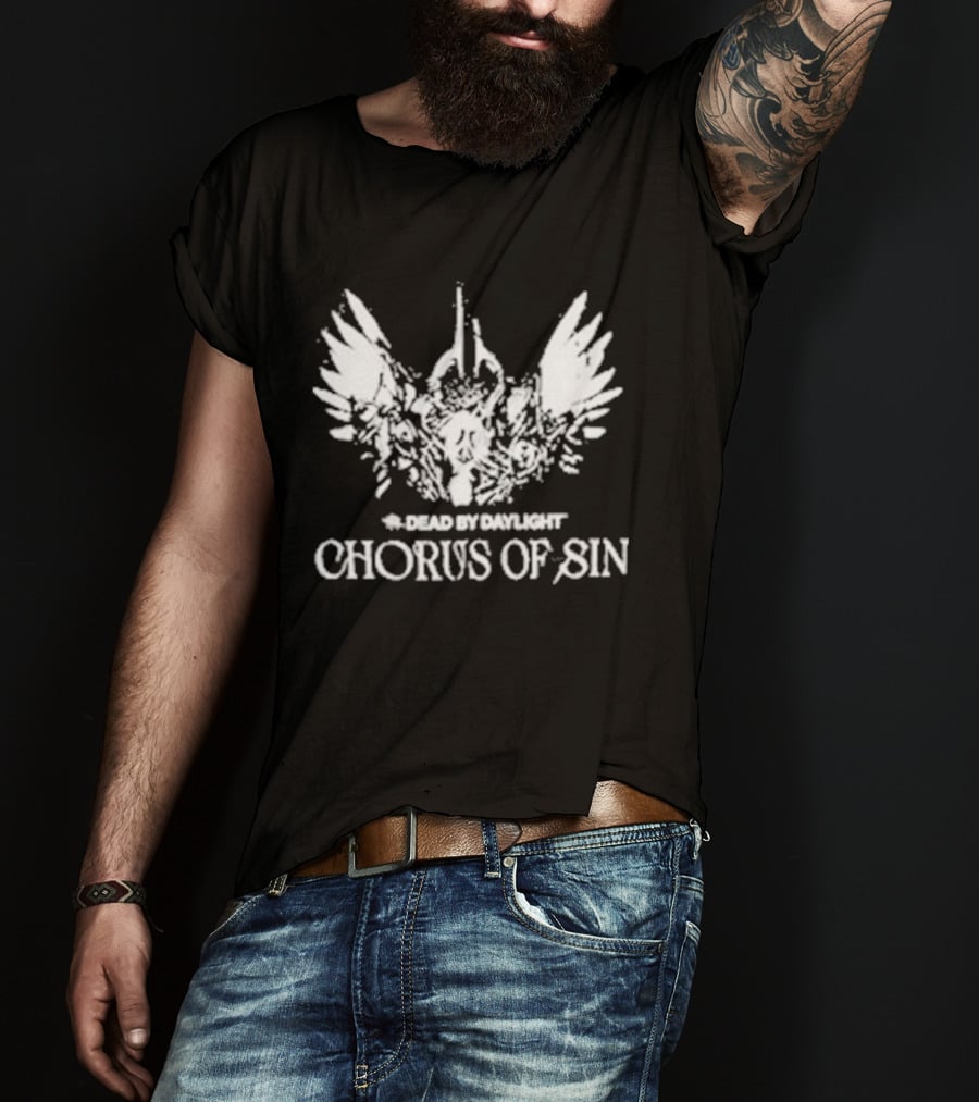 Dead By Daylight Chorus Of Sin Winged Skull T-Shirt