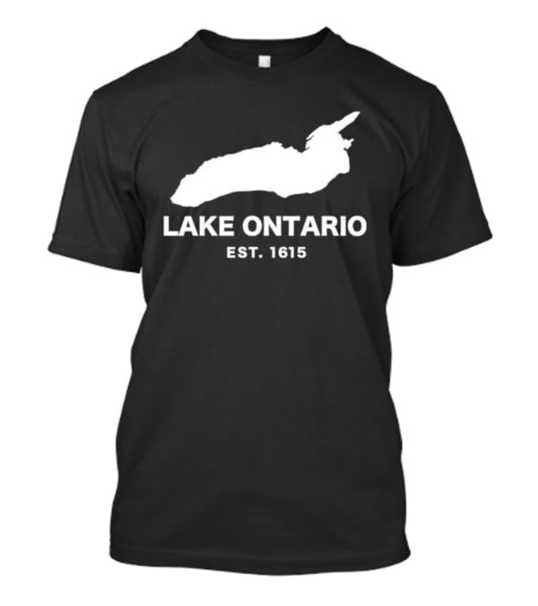 Lake Ontario Est 1615 Historical Map T-Shirt
