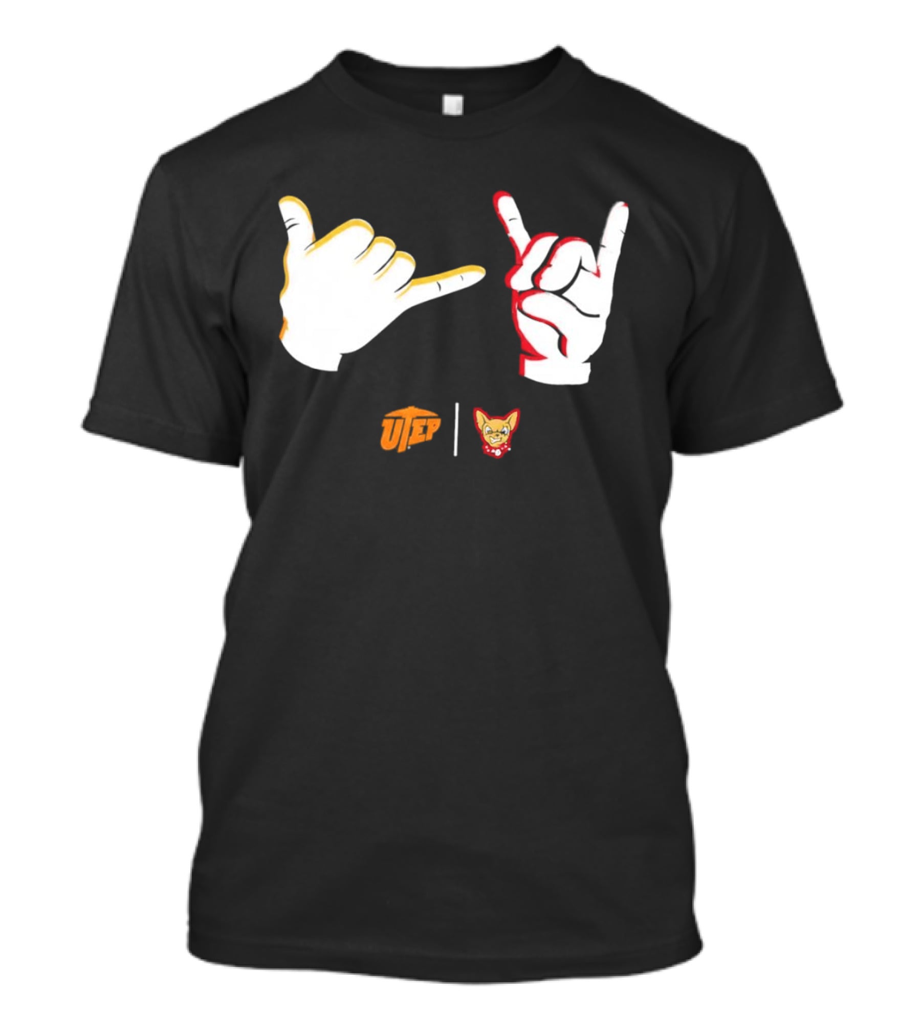 El Paso Chihuahuas Fear The Ears Hand Signs Gesture T-Shirt