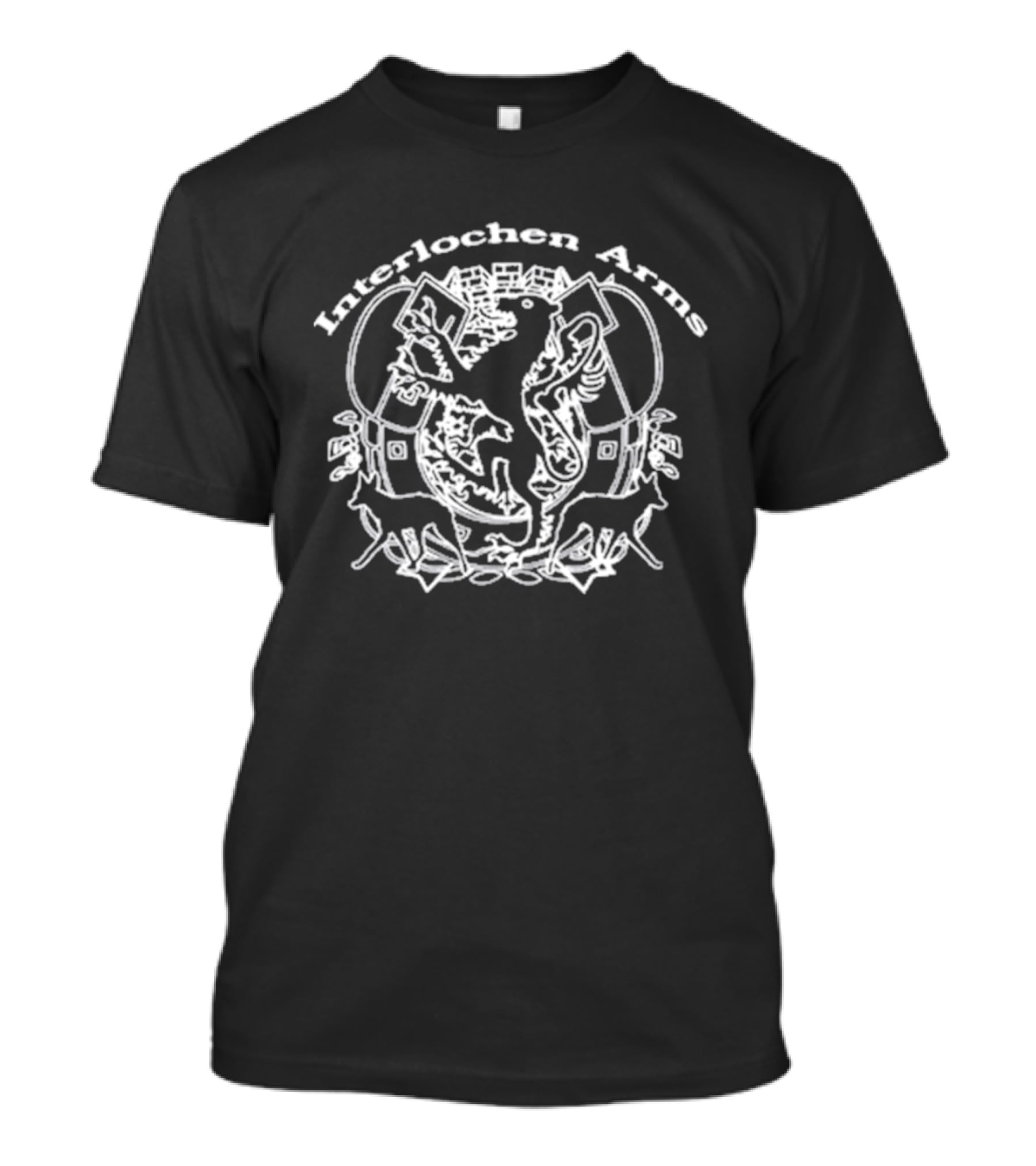 Interlochen Arms Heraldic Crest Featuring Lion T-Shirt