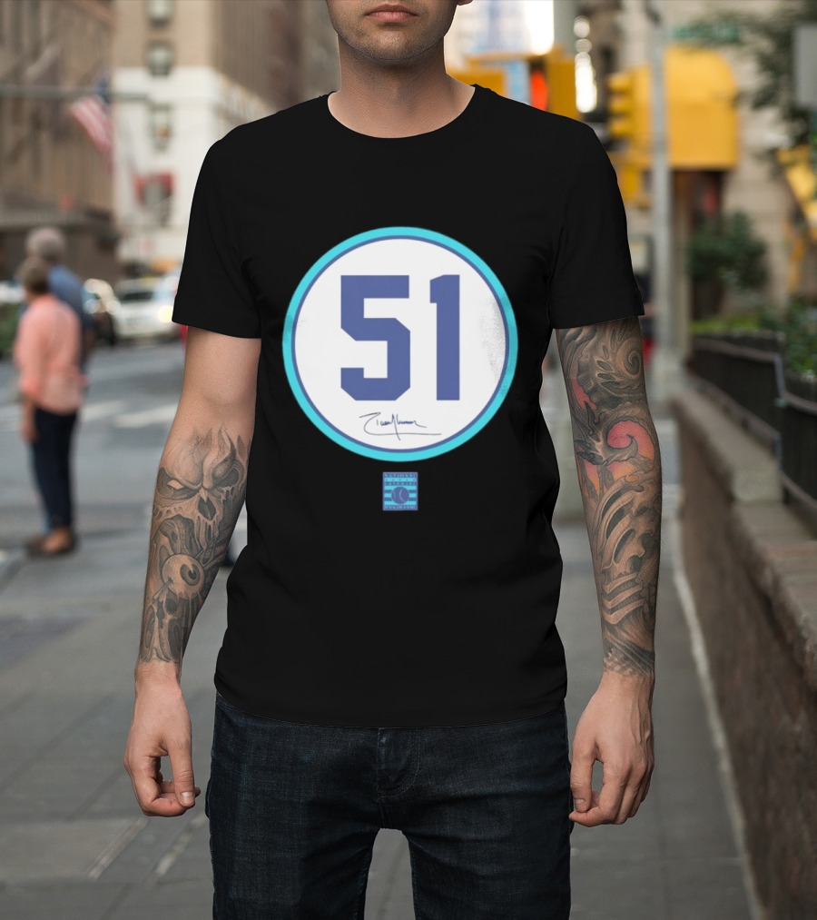 Randy Johnson Seattle Mariners 51 2015 National Baseball Hall Of Fame Induction T-Shirt