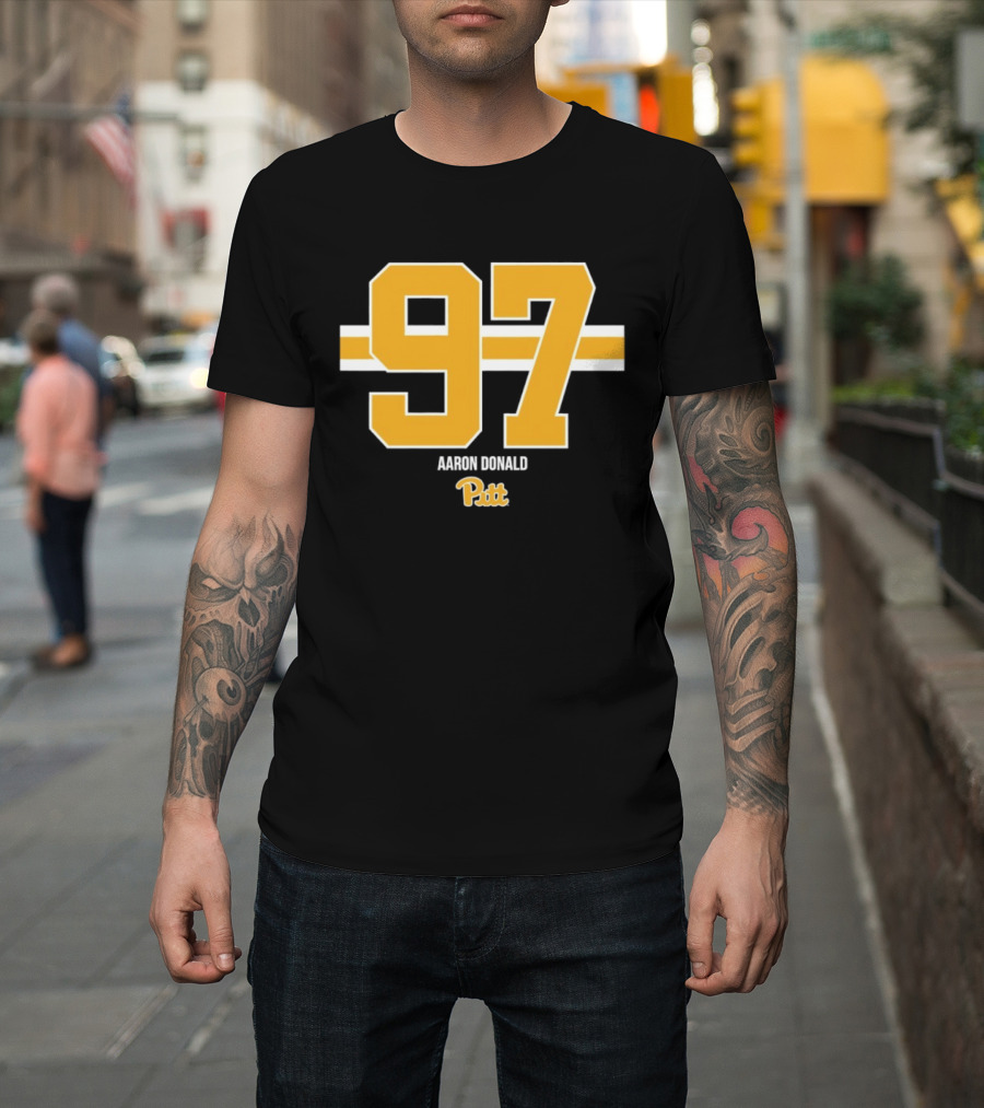 Aaron Donald 97 Pitt Panthers Football T-Shirt