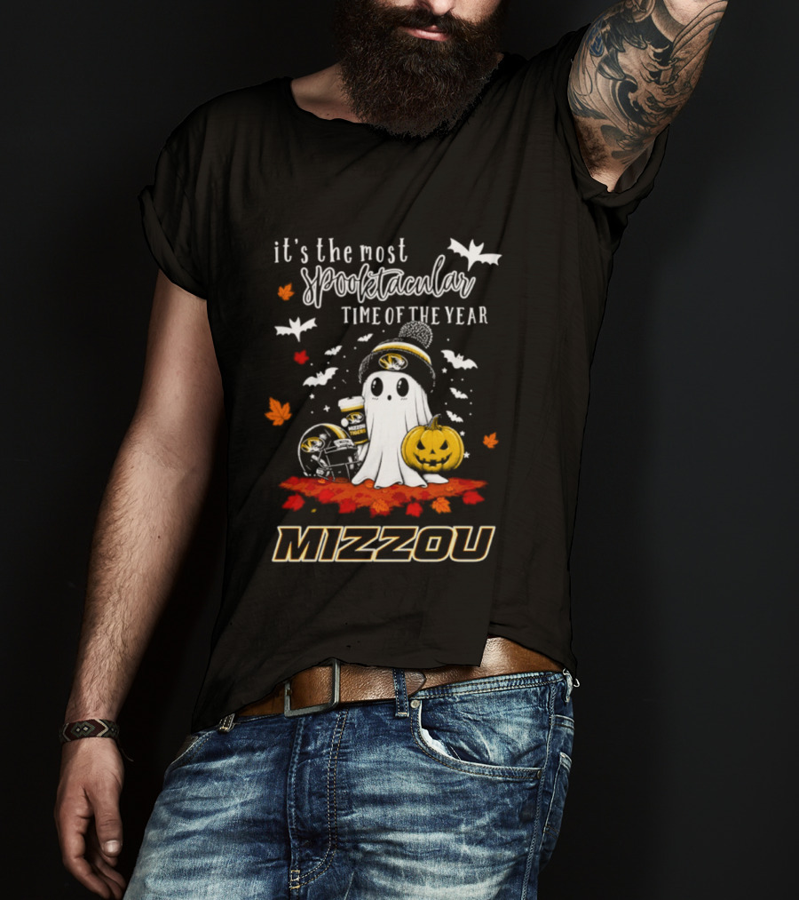 Mizzou Tigers Halloween Ghost 2026 It's The Most Spooktacular Time Of The Year T-Shirt