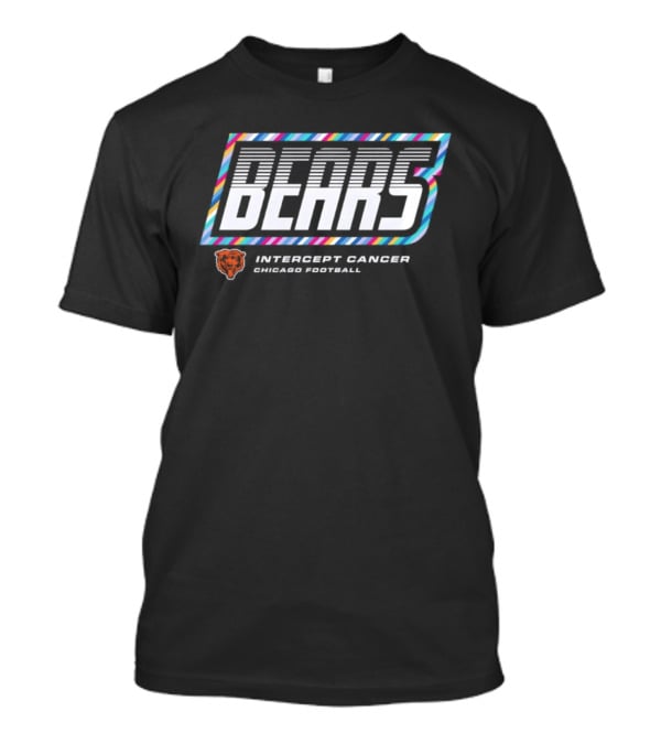 Chicago Bears Intercept Cancer 2026 Crucial Catch NFL Football T-Shirt