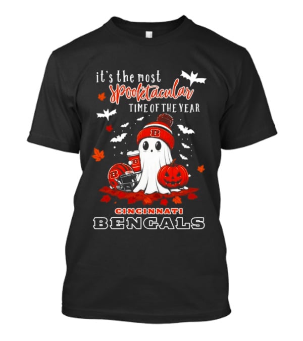 Cincinnati Bengals Halloween Ghost It's The Most Spooktacular Time Of The Year 2026 T-Shirt