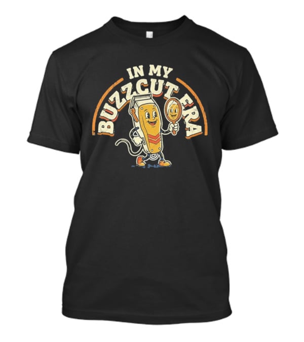 In My Buzzcut Era Vintage Clippers Cartoon T-Shirt