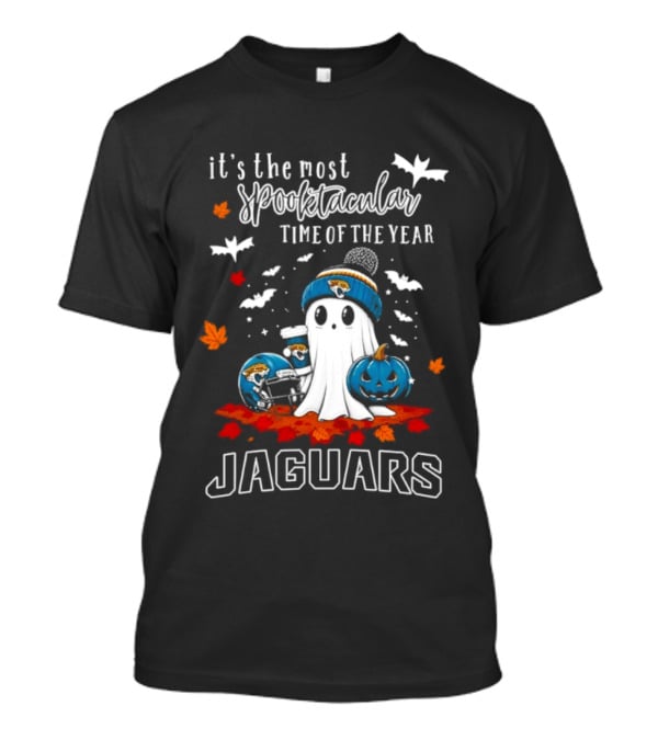 Jacksonville Jaguars Halloween Ghost Spooktacular Time Of The Year T-Shirt