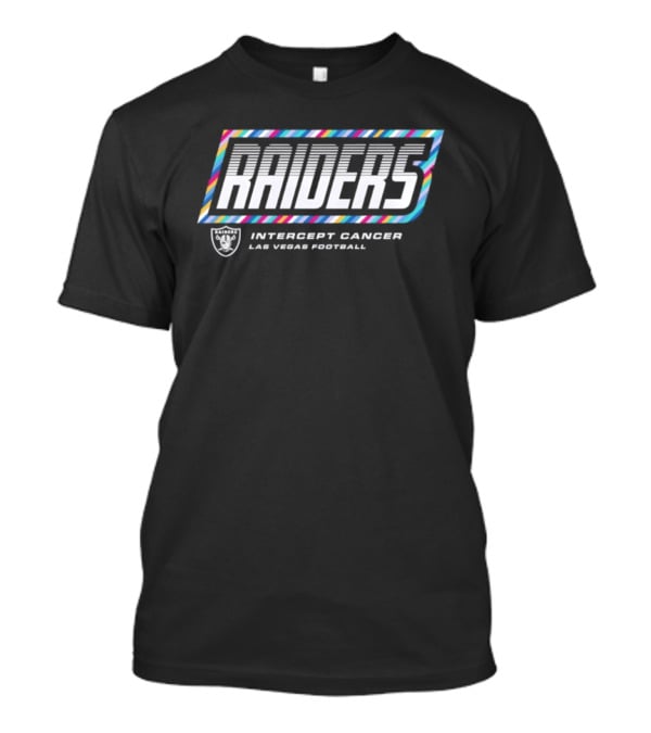Las Vegas Raiders Intercept Cancer Las Vegas Football Crucial Catch 2026 T-Shirt