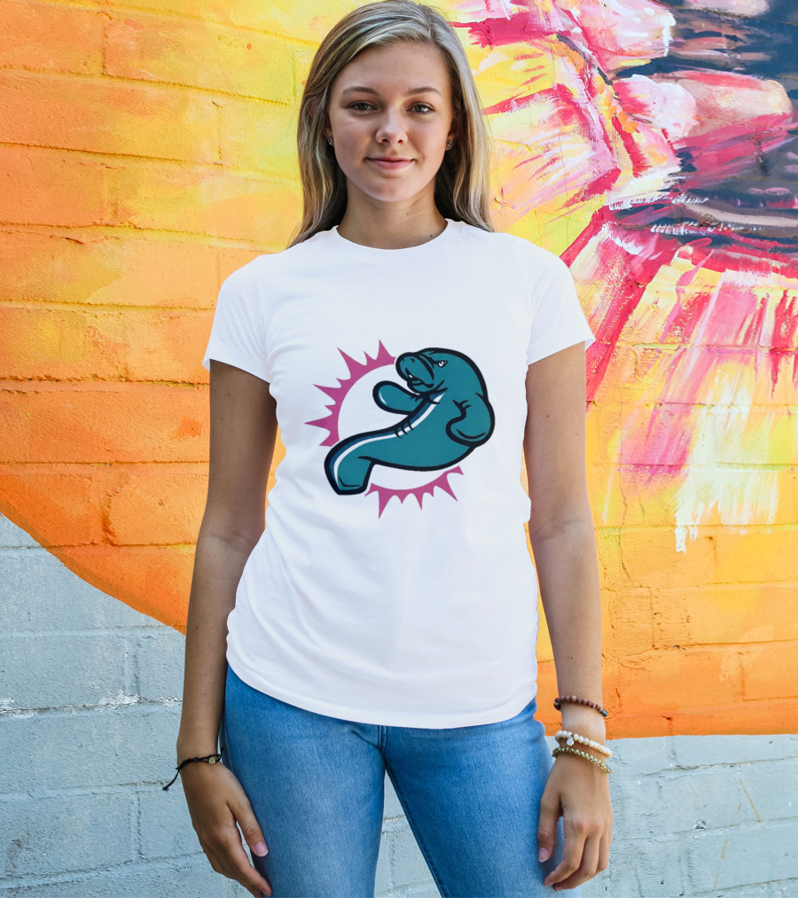 GTA VI Vice City Manatees Miami Dolphins Mashup T-Shirt