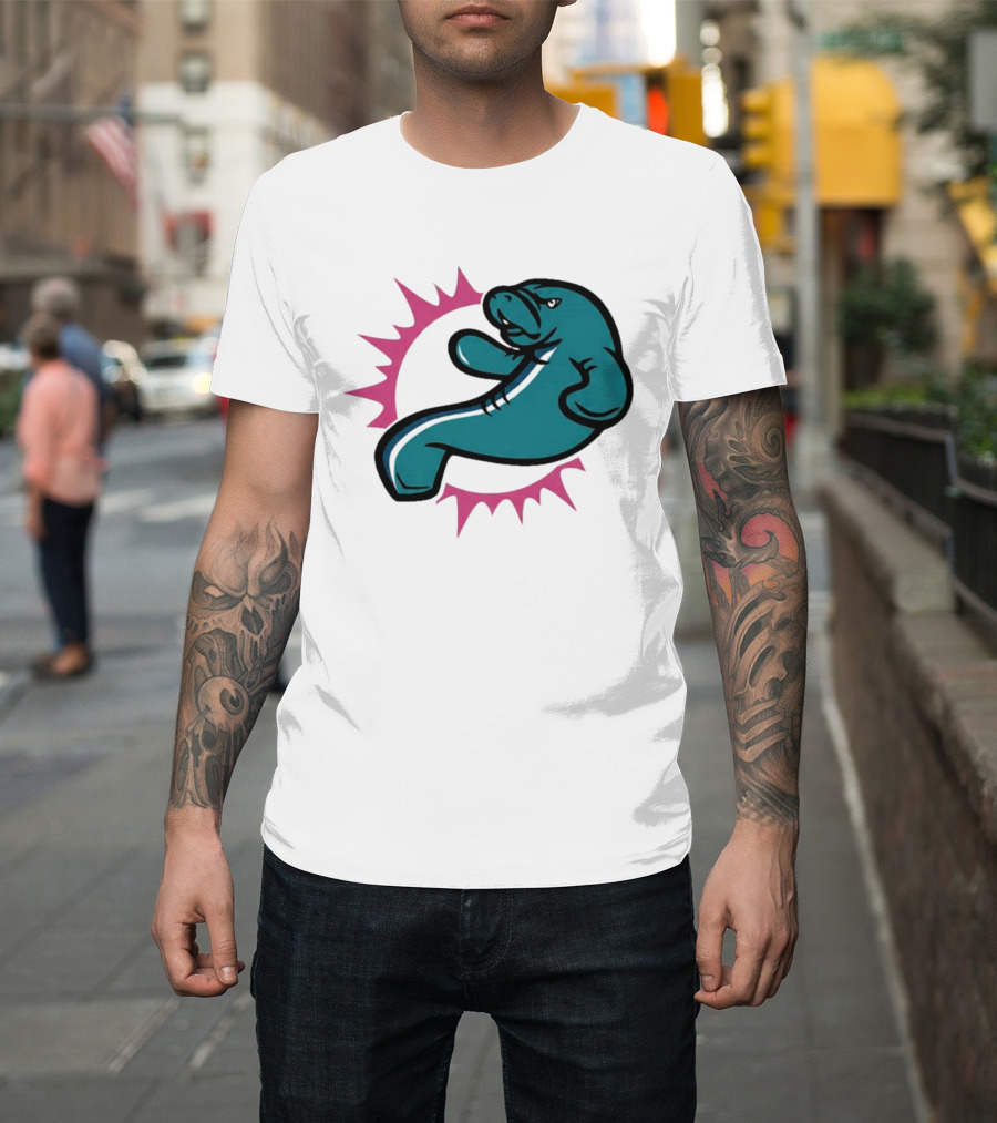 GTA VI Vice City Manatees Miami Dolphins Mashup T-Shirt