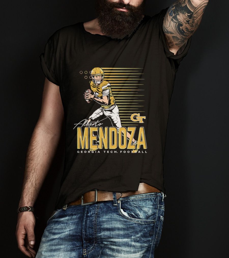 Alberto Mendoza Georgia Tech Football CT T-Shirt