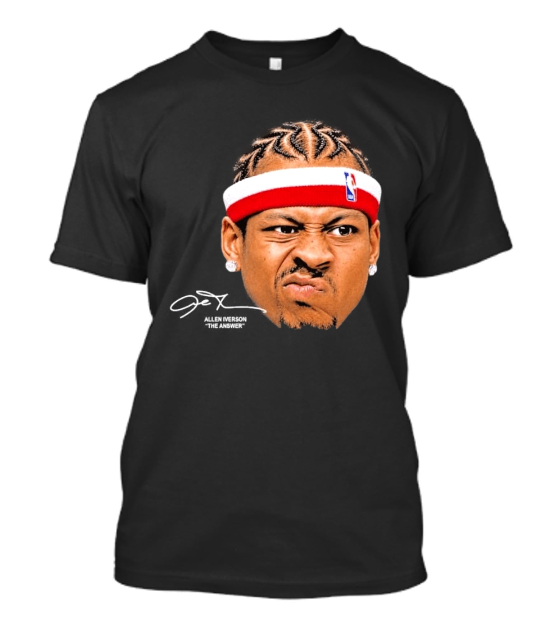 Allen Iverson The Answer NBA Headband T-Shirt