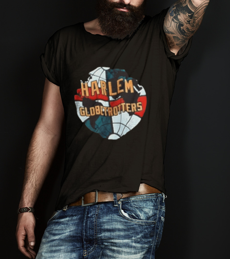 Harlem Globetrotters Basketball Globe T-Shirt